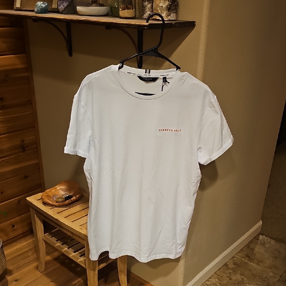 Kenneth Cole White Short Sleeve Tee